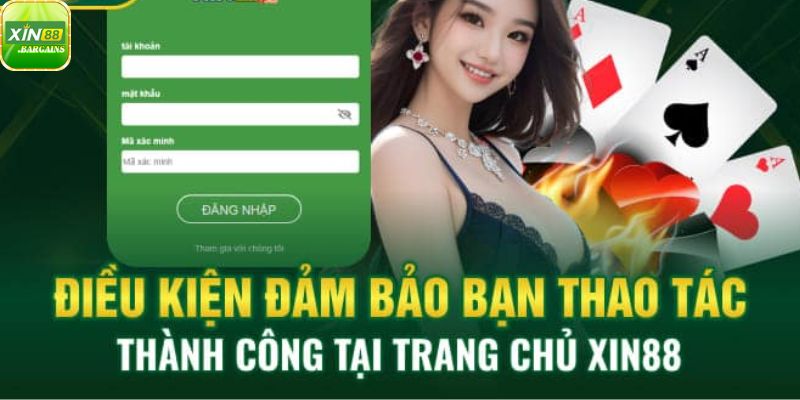 Điều kiện đăng nhập xin88